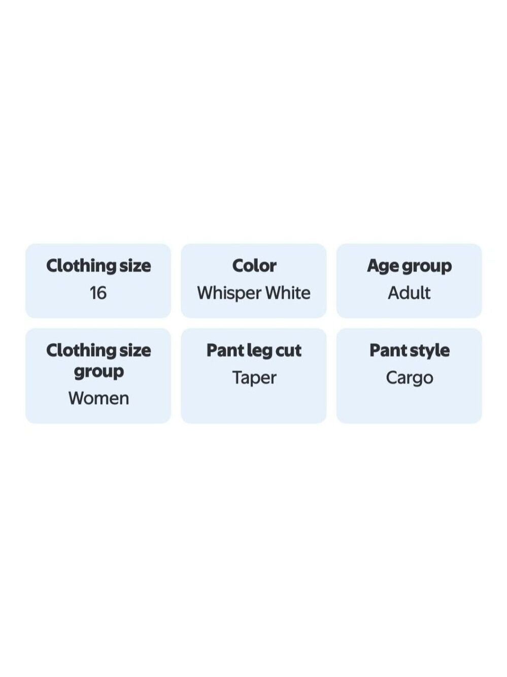 Sofia Jeans Women's Tapered High Rise Satin Cargo Pants, 27" Inseam, Size 16 - Picture 7 of 8